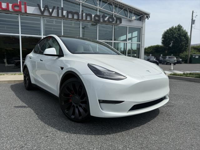 used 2021 Tesla Model Y car, priced at $28,889