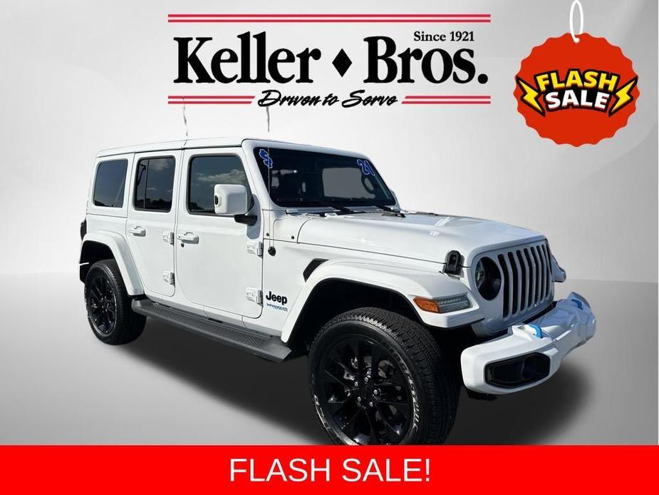 used 2021 Jeep Wrangler Unlimited 4xe car, priced at $43,995