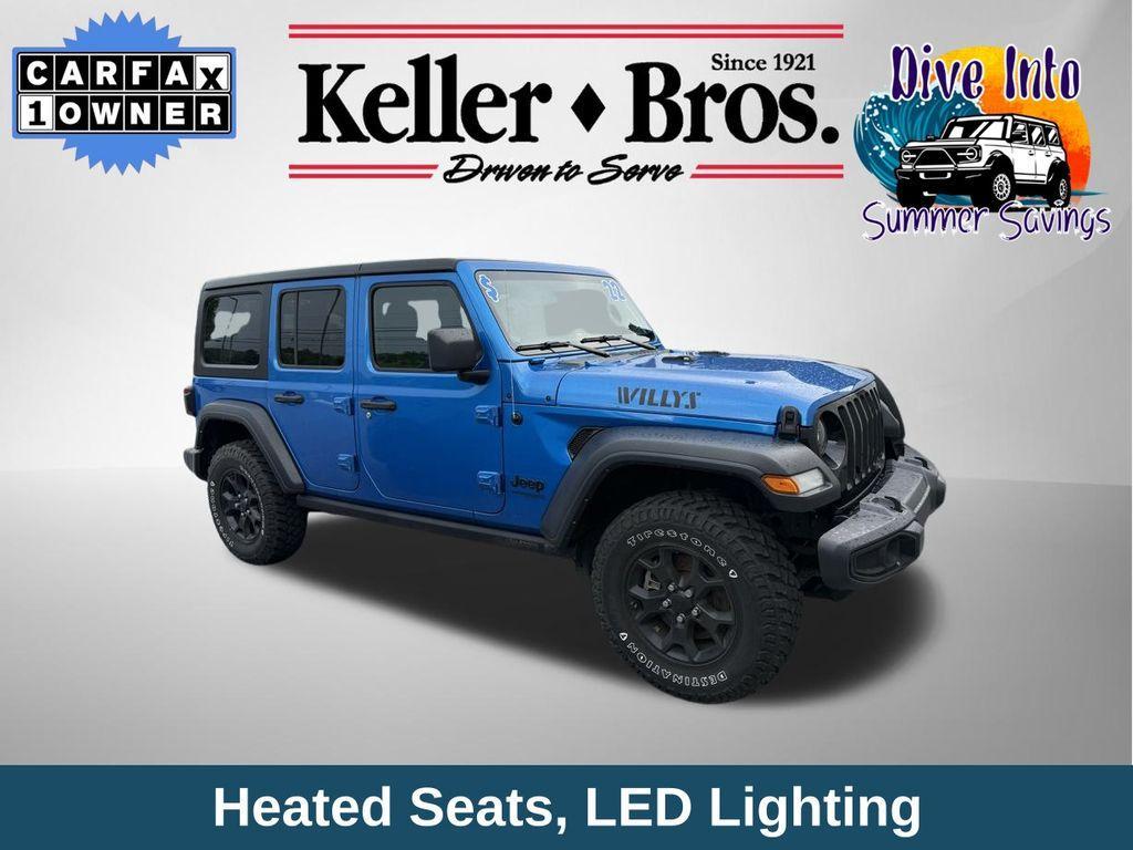 used 2022 Jeep Wrangler Unlimited car, priced at $38,443