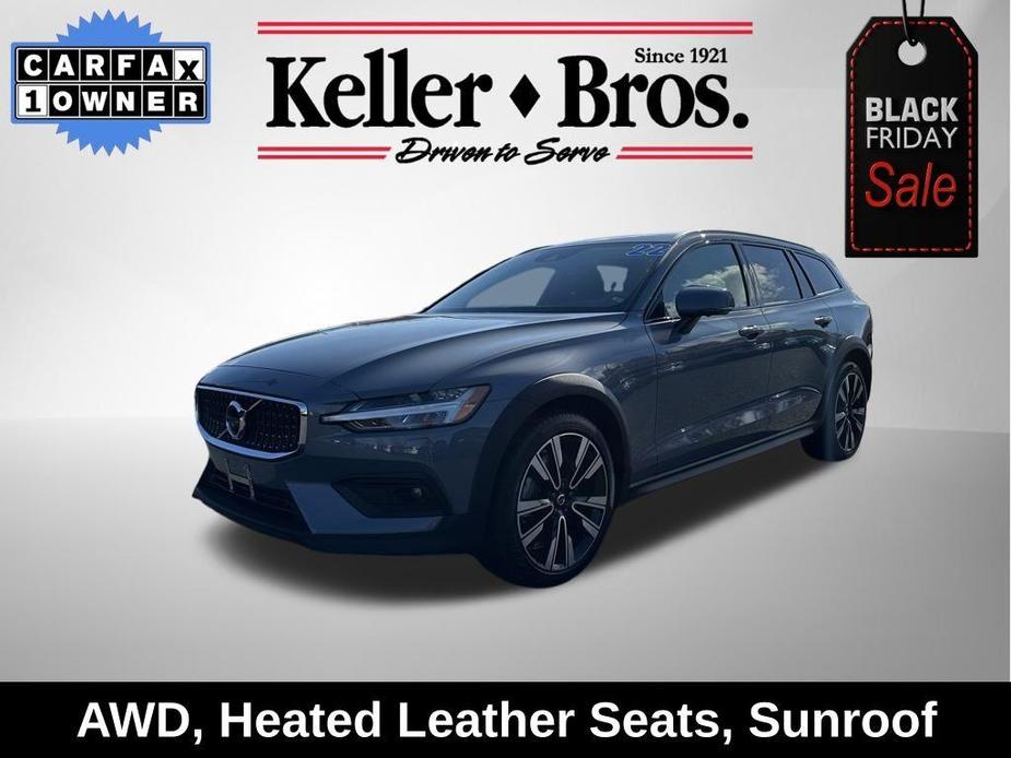 used 2022 Volvo V60 Cross Country car, priced at $38,992