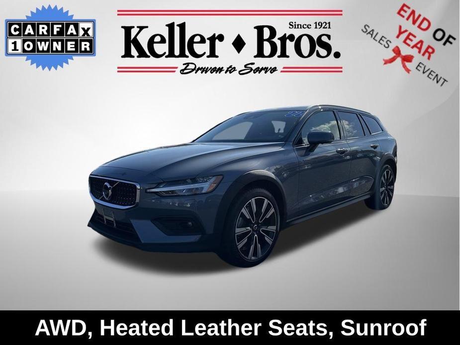 used 2022 Volvo V60 Cross Country car, priced at $37,992