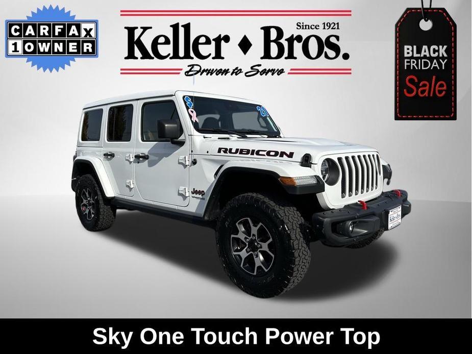 used 2021 Jeep Wrangler Unlimited car, priced at $44,361