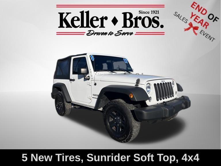 used 2017 Jeep Wrangler car, priced at $18,495