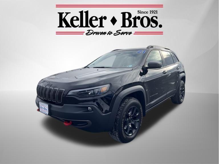 used 2021 Jeep Cherokee car, priced at $28,992