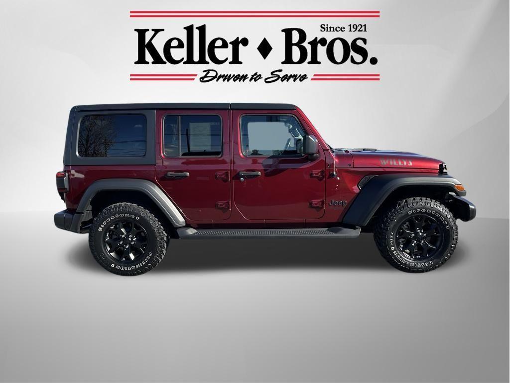 used 2021 Jeep Wrangler Unlimited car, priced at $36,992