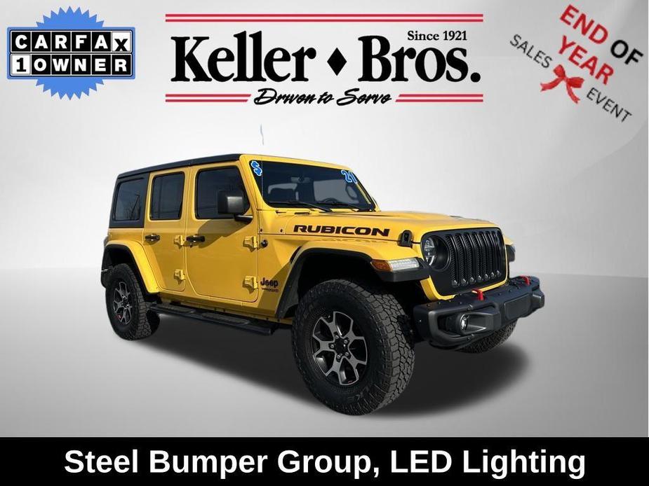 used 2021 Jeep Wrangler Unlimited car, priced at $44,991