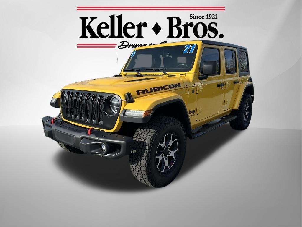 used 2021 Jeep Wrangler Unlimited car, priced at $43,937