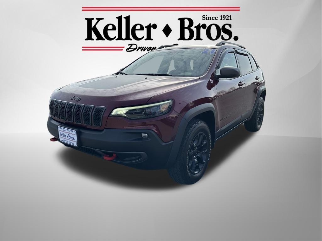 used 2021 Jeep Cherokee car, priced at $29,995