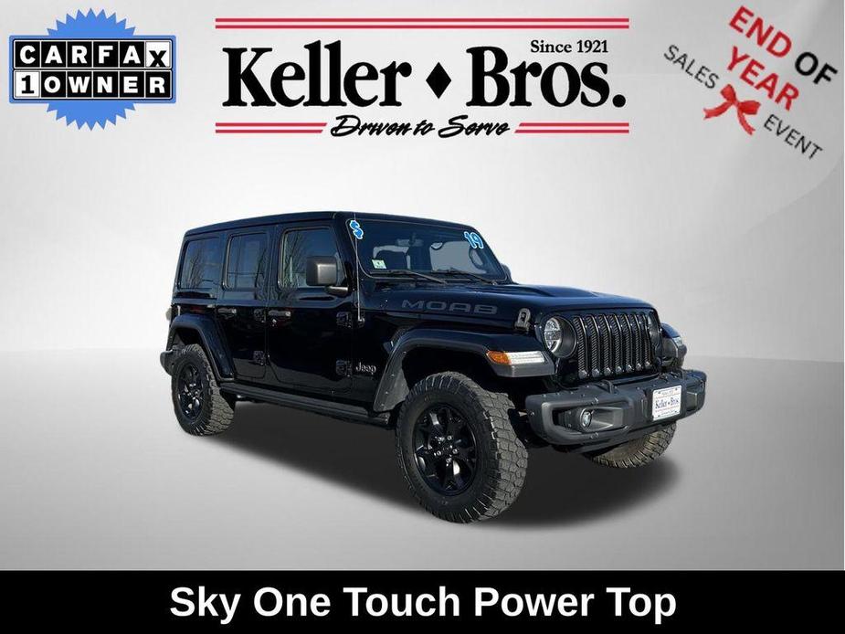 used 2019 Jeep Wrangler Unlimited car, priced at $39,990