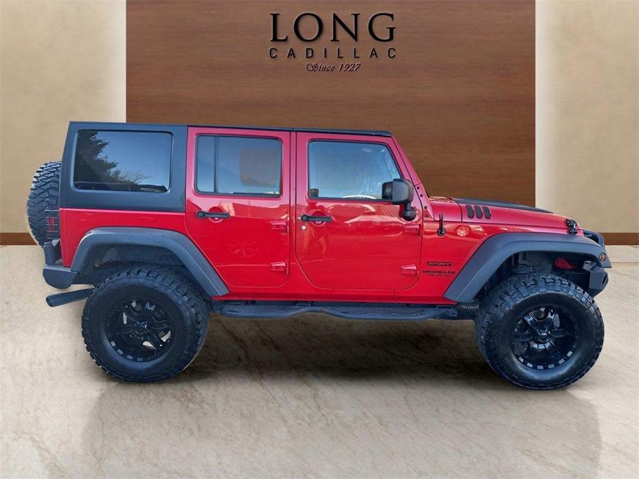 used 2016 Jeep Wrangler Unlimited car, priced at $18,991