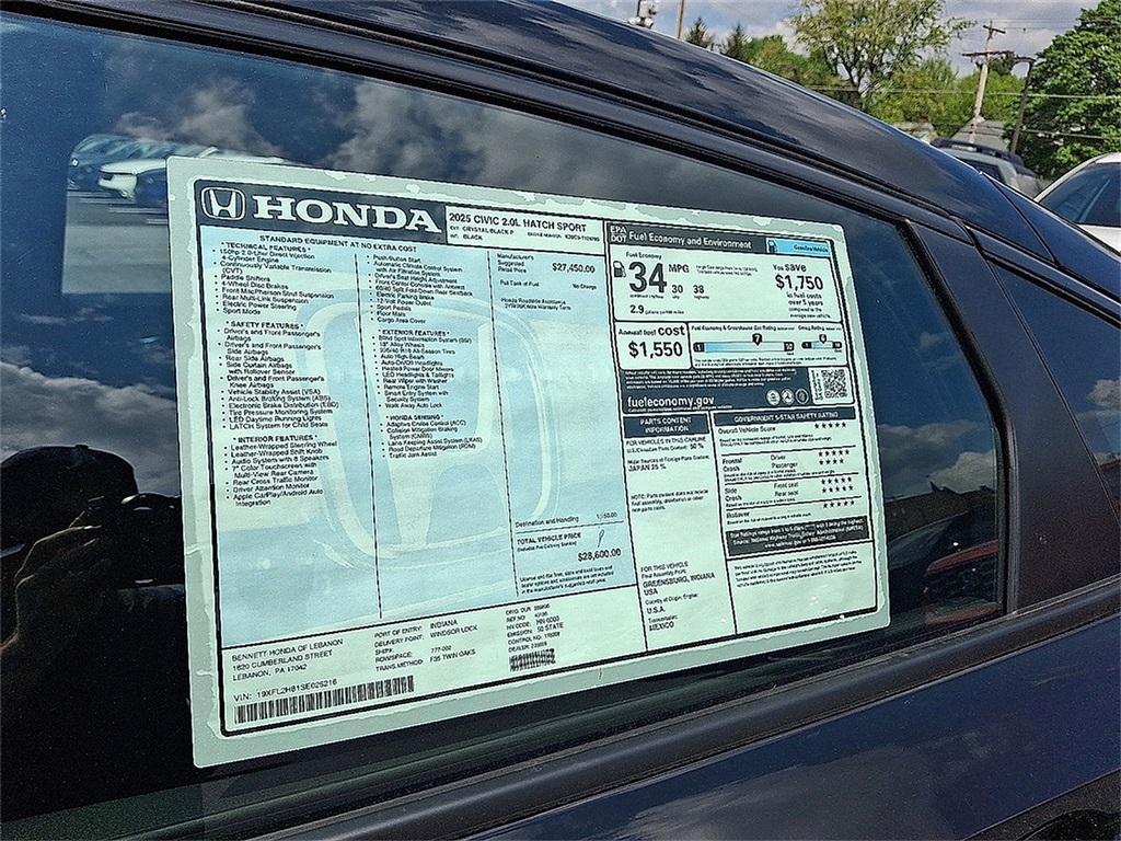 new 2025 Honda Civic car