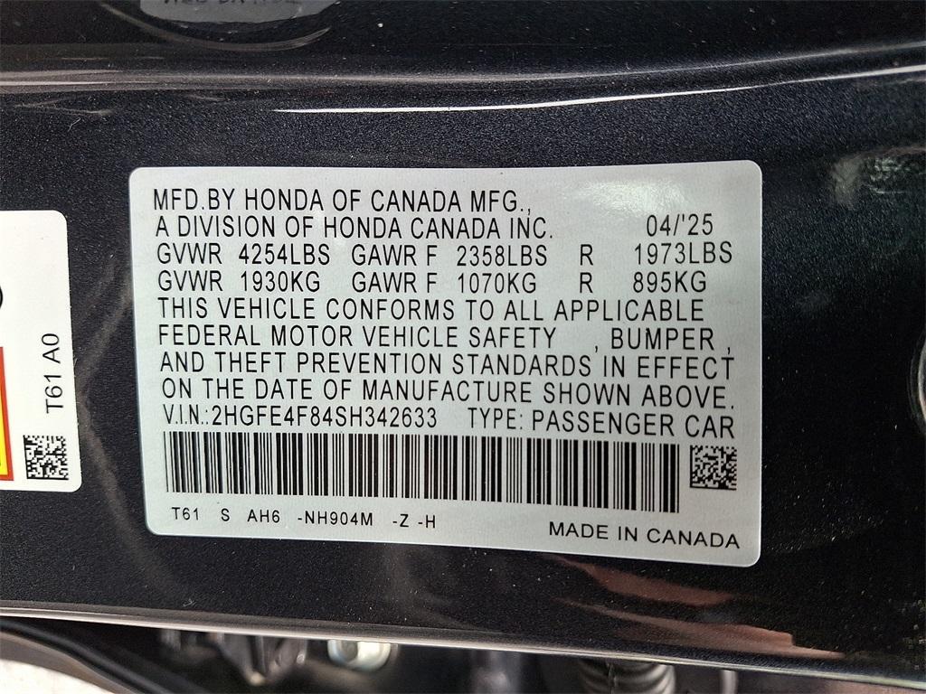new 2025 Honda Civic Hybrid car