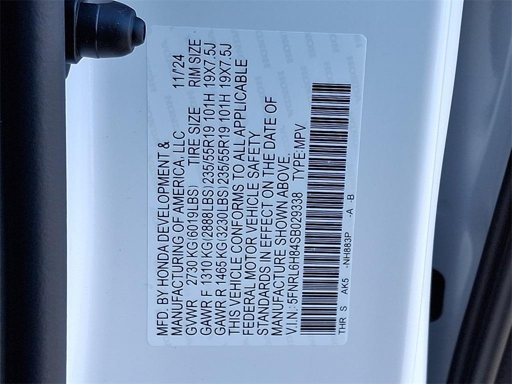 new 2025 Honda Odyssey car, priced at $47,210