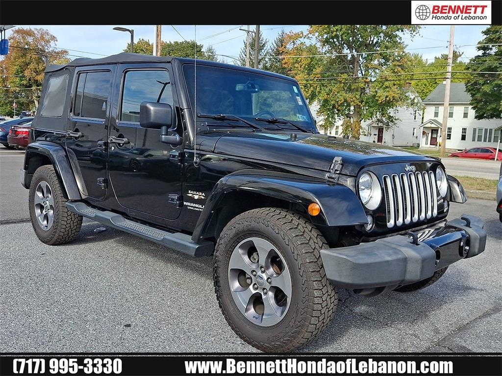 used 2016 Jeep Wrangler Unlimited car, priced at $16,404