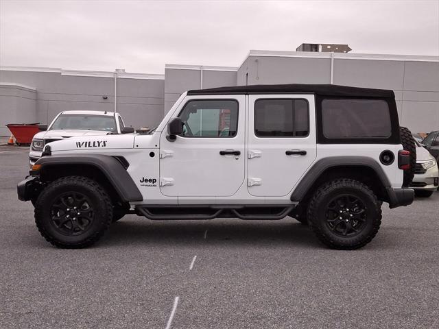 used 2021 Jeep Wrangler car, priced at $33,500