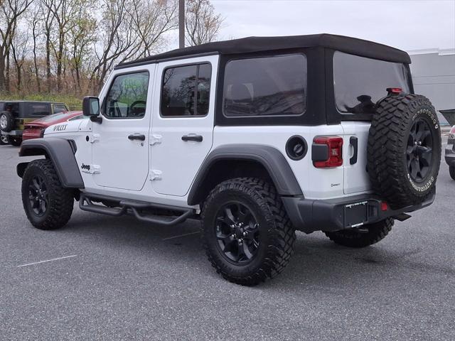 used 2021 Jeep Wrangler car, priced at $33,500