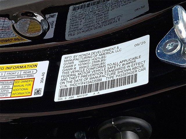 new 2025 Honda Accord car