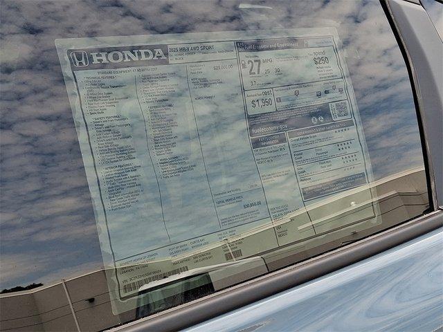new 2025 Honda HR-V car, priced at $29,570