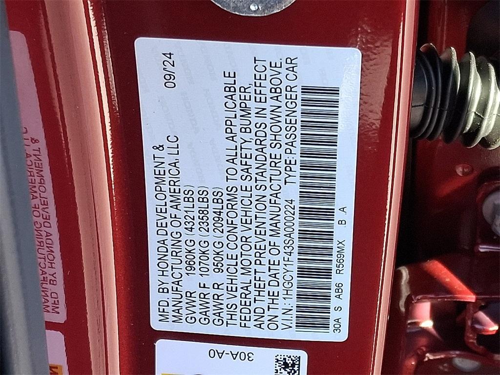 new 2025 Honda Accord car, priced at $31,360