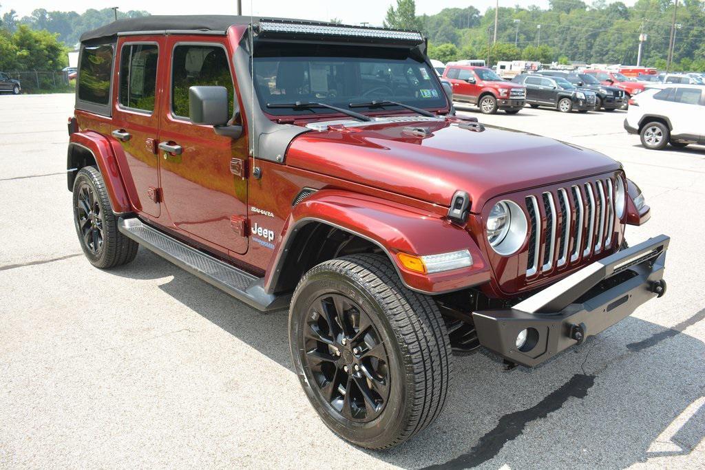 used 2021 Jeep Wrangler Unlimited 4xe car, priced at $33,495