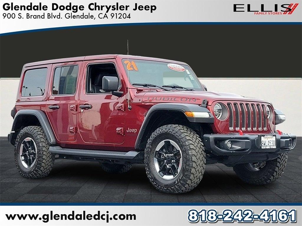 used 2021 Jeep Wrangler Unlimited car, priced at $39,999