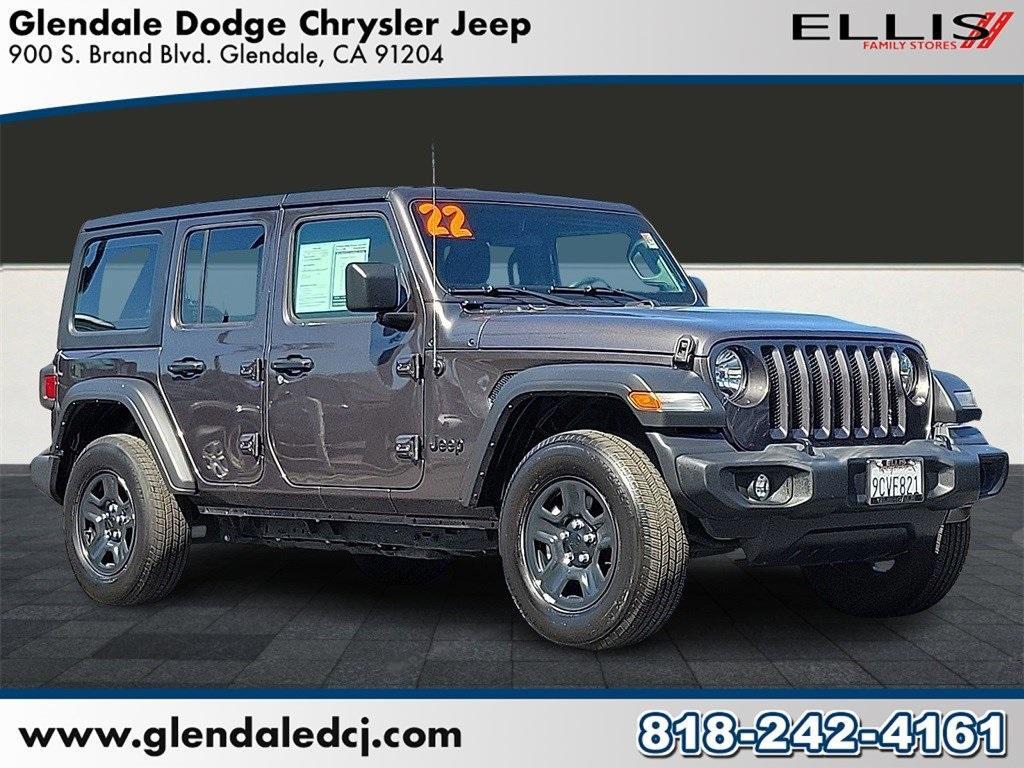 used 2022 Jeep Wrangler Unlimited car, priced at $28,888