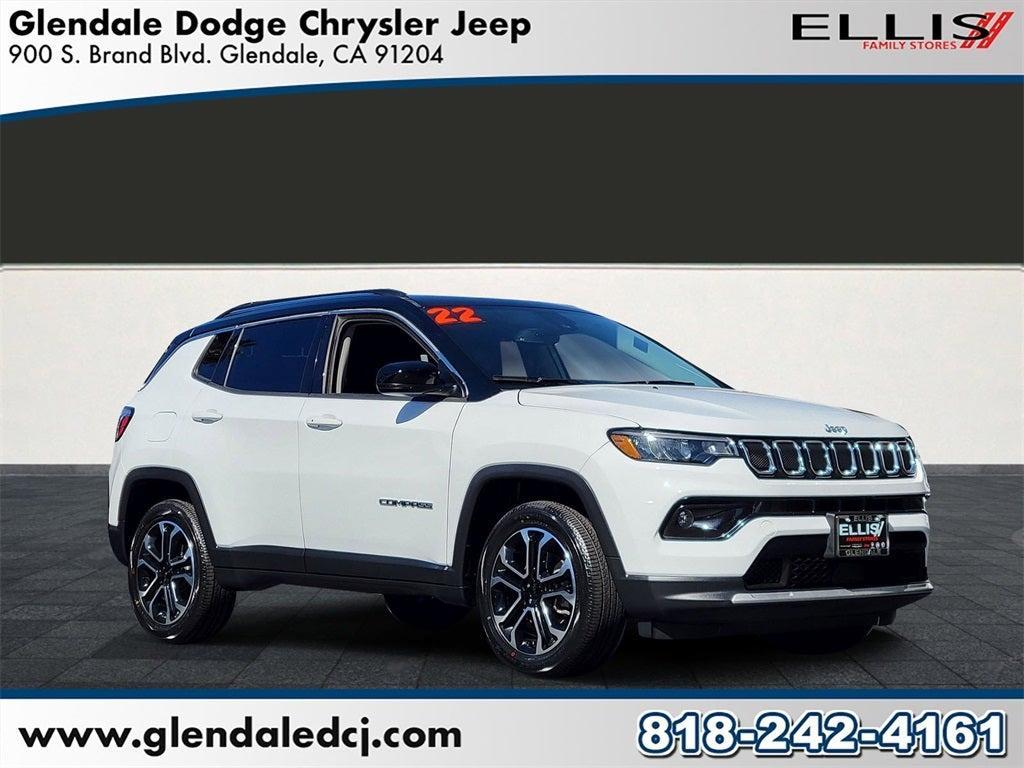 used 2022 Jeep Compass car, priced at $22,999