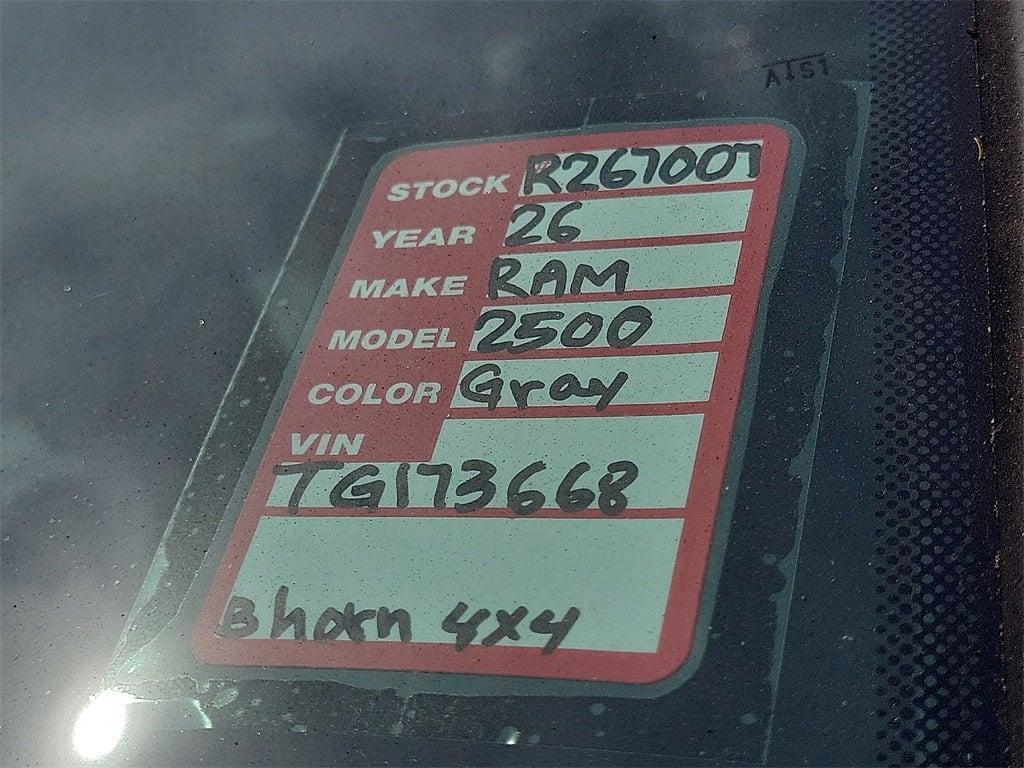 new 2026 Ram 2500 car, priced at $76,460