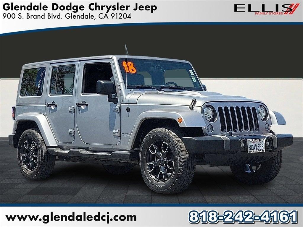 used 2018 Jeep Wrangler JK Unlimited car, priced at $24,399
