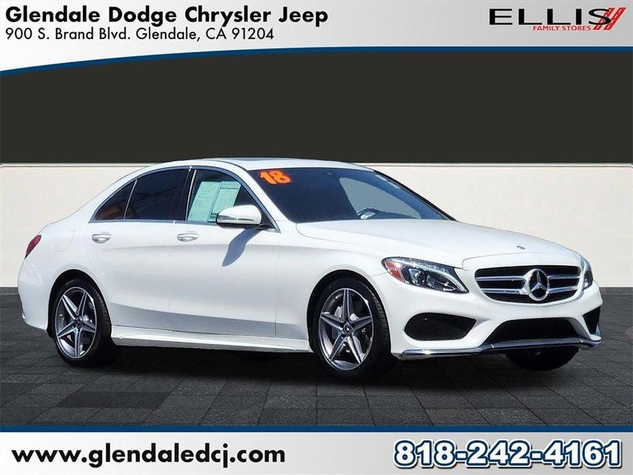 used 2018 Mercedes-Benz C-Class car, priced at $20,384