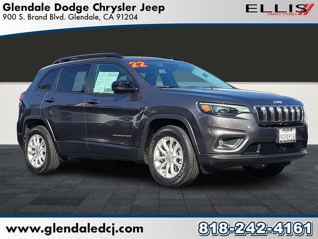 used 2022 Jeep Cherokee car, priced at $23,499