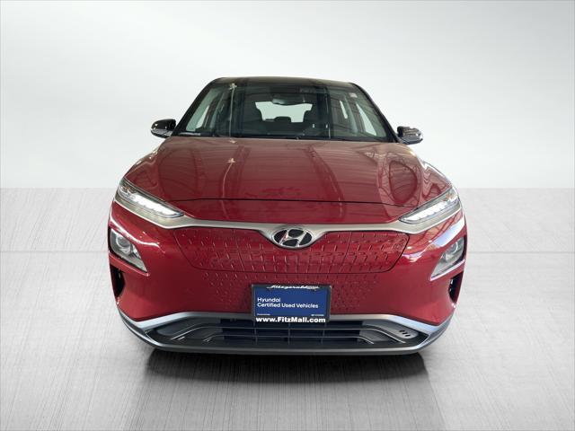 used 2021 Hyundai Kona EV car, priced at $23,488