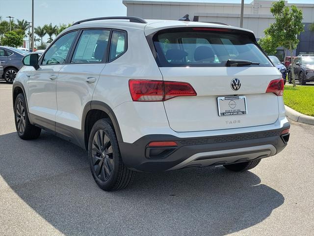 used 2024 Volkswagen Taos car, priced at $19,846