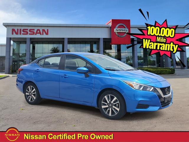 used 2021 Nissan Versa car, priced at $13,998