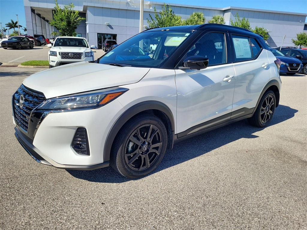 used 2024 Nissan Kicks car, priced at $19,998