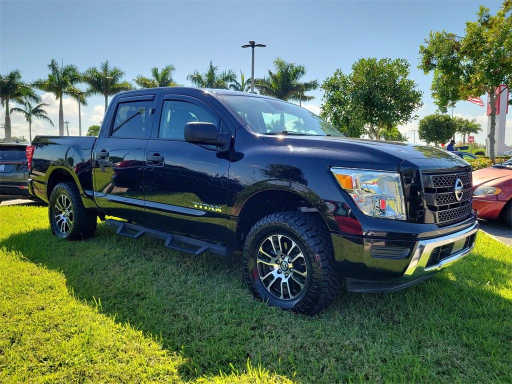 used 2022 Nissan Titan car, priced at $29,888
