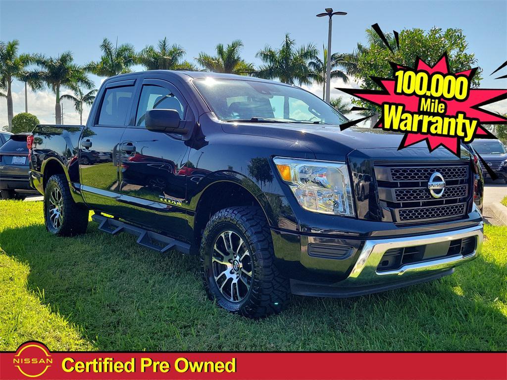 used 2022 Nissan Titan car, priced at $29,888