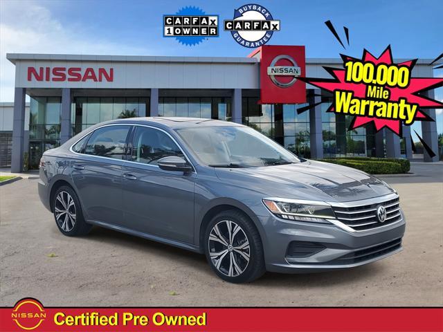 used 2022 Volkswagen Passat car, priced at $16,456