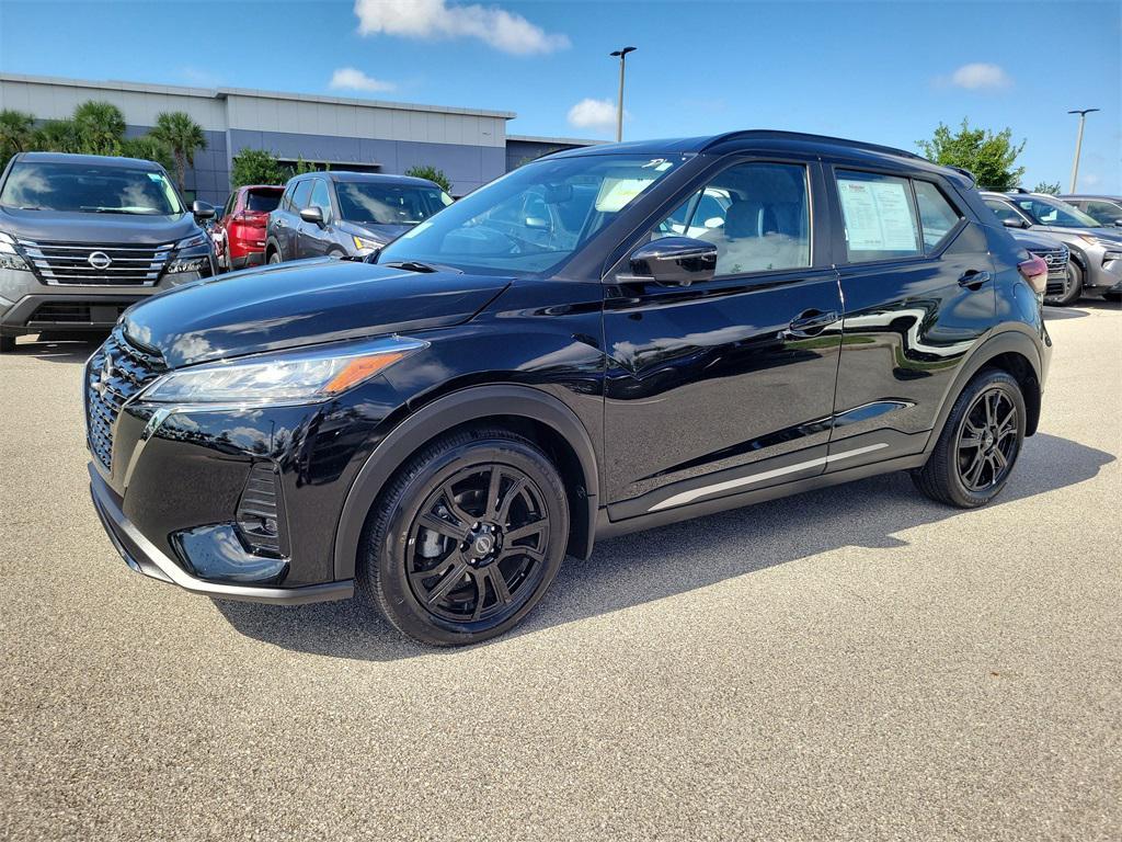 used 2024 Nissan Kicks car, priced at $19,998