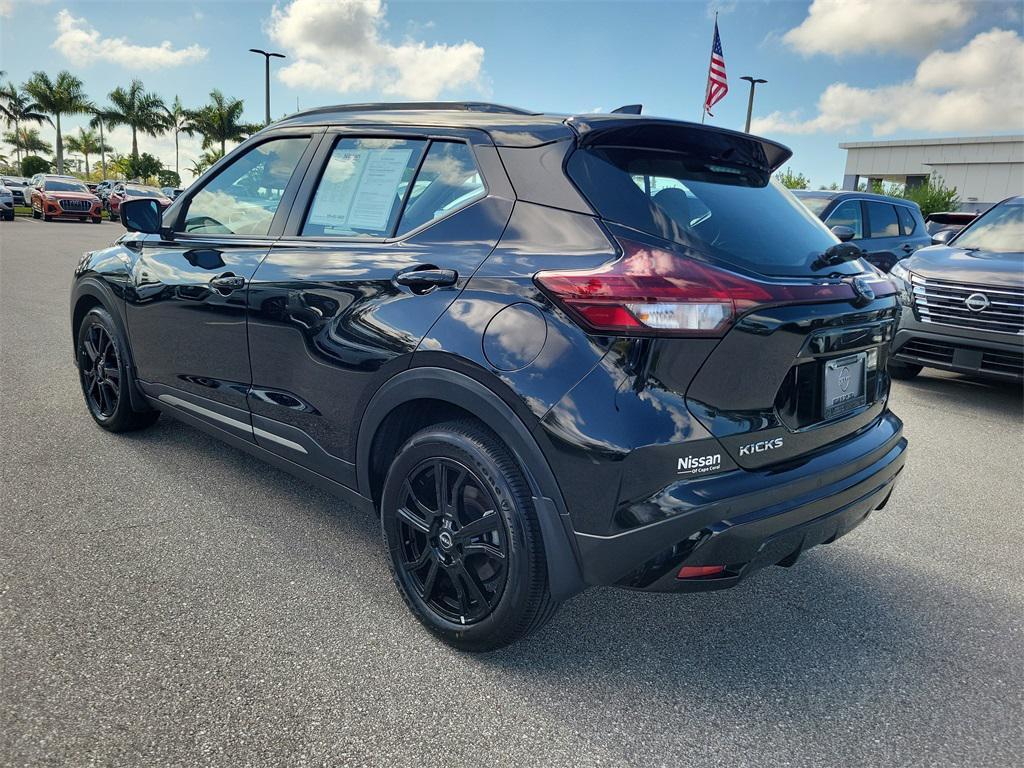 used 2024 Nissan Kicks car, priced at $19,998