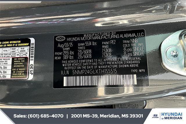 new 2026 Hyundai Santa Fe car, priced at $36,015