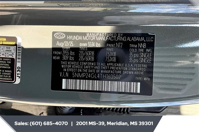 new 2026 Hyundai Santa Fe car, priced at $34,711