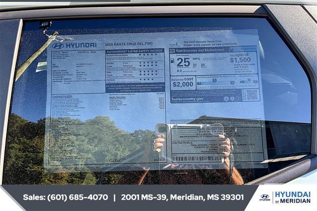 new 2026 Hyundai SANTA CRUZ car, priced at $32,982