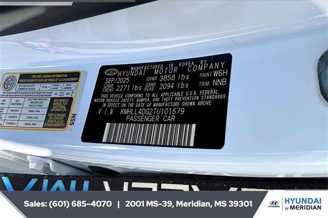 new 2026 Hyundai Elantra car, priced at $23,862