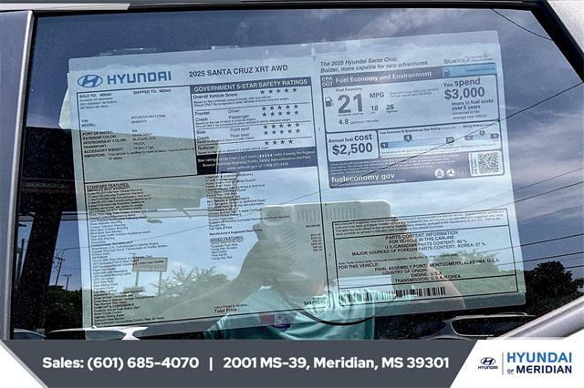 new 2025 Hyundai SANTA CRUZ car, priced at $39,479
