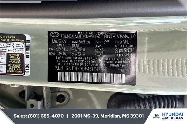 new 2025 Hyundai SANTA CRUZ car, priced at $39,479