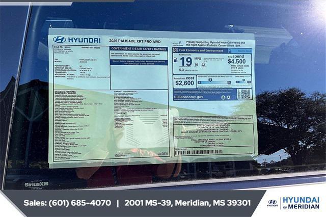 new 2026 Hyundai Palisade car, priced at $49,234
