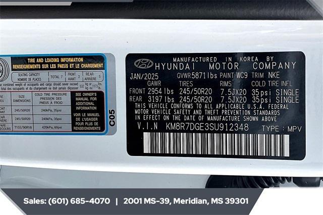 new 2025 Hyundai Palisade car, priced at $53,657