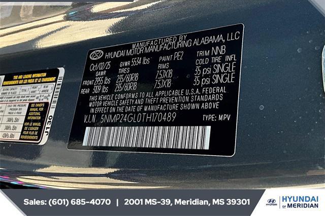 new 2026 Hyundai Santa Fe car, priced at $34,824