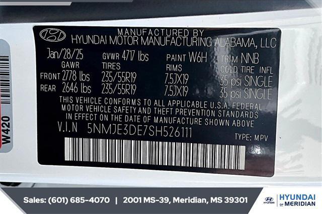 new 2025 Hyundai Tucson car, priced at $37,617